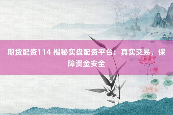 期货配资114 揭秘实盘配资平台：真实交易，保障资金安全
